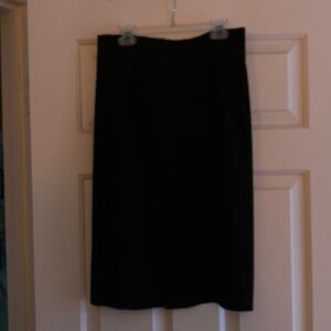 Spring Street Elegant Black Pencil Skirt